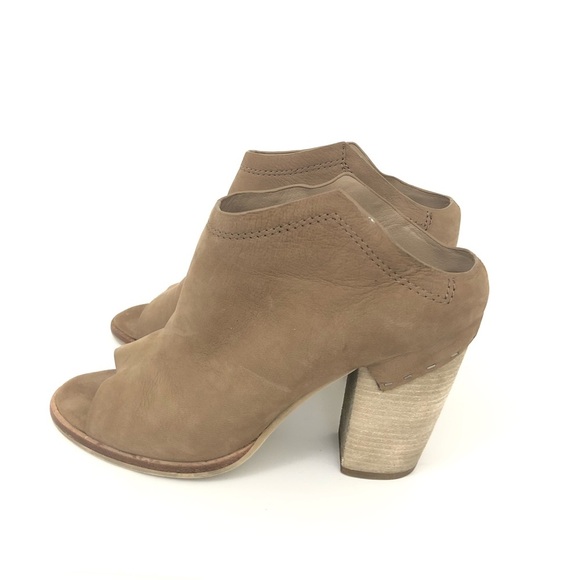 Dolce Vita Size 10 Noa Mules Stacked Heel Booties - Picture 4 of 7